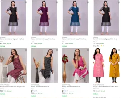 Womens Kurtas starting @ ₹66
