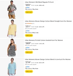 Womens kurti starting @ ₹203