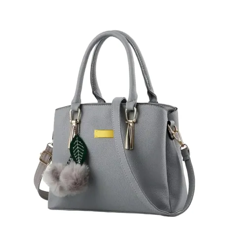 Image of Women's PU leather handbags, shoulder bag purse with long strap, hand held bag queen collection