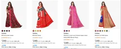 Women's Silk Sarees Starting at ₹249