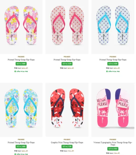 Image of WOMEN'S Slippers @ ₹49