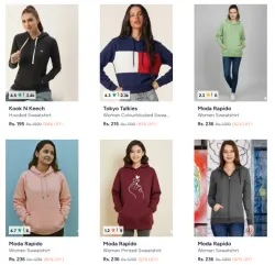 Womens Sweatshirt Starting at ₹195