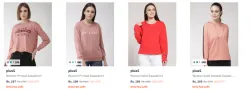 Womens Sweatshirt Starting at ₹197
