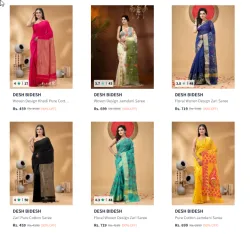 Women Saree Flat 90% Discount