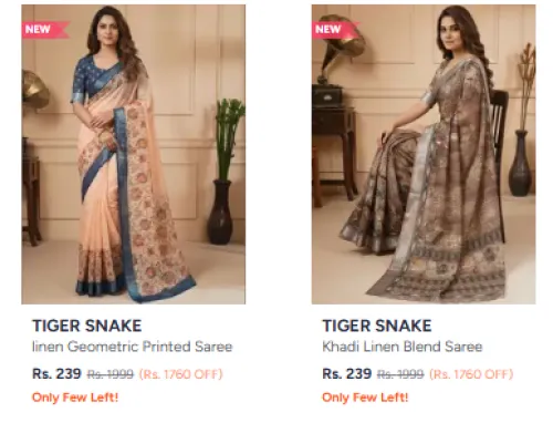 Image of Women saree Starting @ ₹239