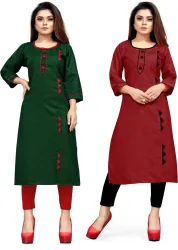 Women Self Design Kurta