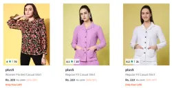 Women Shirt Starting @ ₹209