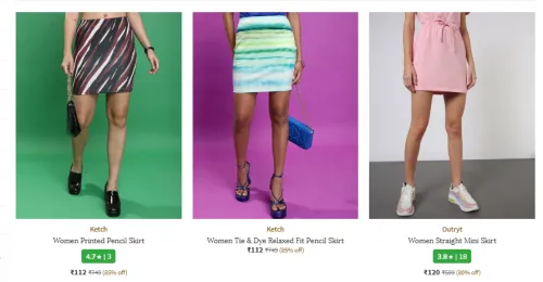 Image of Women Skirt Starting @ ₹112