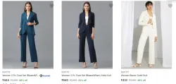 Women Solid Suit Starting @ ₹432