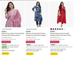 Women Suit Starting @ ₹259