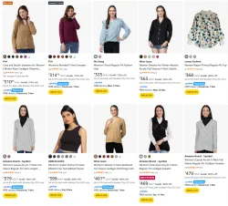 Women Sweater for Winter Minimum 79% Discount.