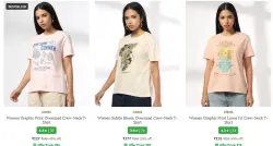 women t-shirts starting at ₹127