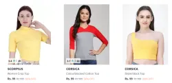 Women Top Starting @ ₹99