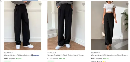 Image of Women Trouser Starting @ ₹137