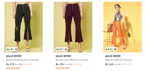 Image of Women Trouser Starting @ ₹179