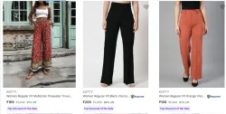 Women Trouser Up to 92% Discount