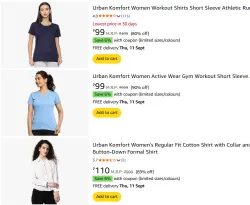 Women T-shirt & Pajama From ₹99