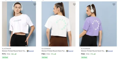 Image of Women Tshirt Starting @ ₹175
