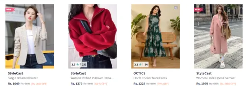 Image of Women western Clothes Minimum 60% Discount