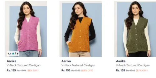 Image of Women Winterwear Minimum 85% Discount