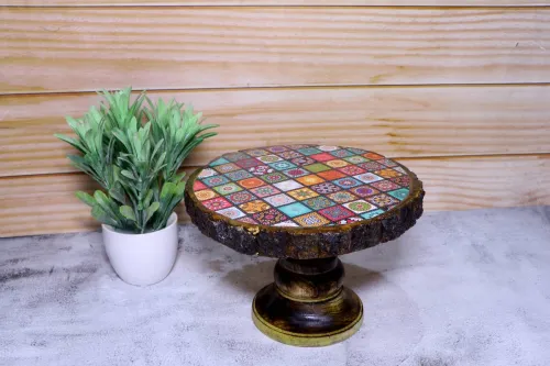 Image of Womenium Craft 20 cm Cake Stand 