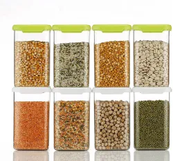 Womens 1st Choice Plastic Grocery Container 1200ml Pack of 8