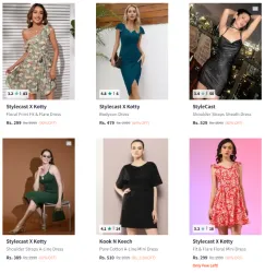 Womens Branded Dress @ Minimum 80% Discount