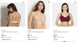 Womens Bras at minimum 83% Discount