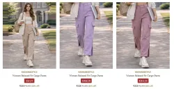 Womens cargo pant starting at ₹210