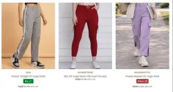 Womens Cargos at minimum 80% Discount