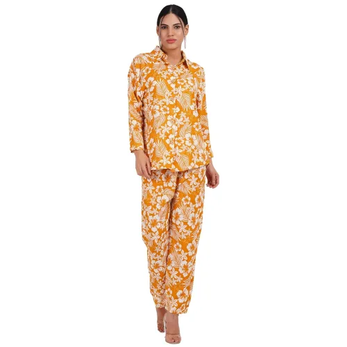 Image of Women’s Casual Shirt & Pant Co-Ord Set