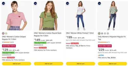 Image of Women's clothing upto 90% discount 