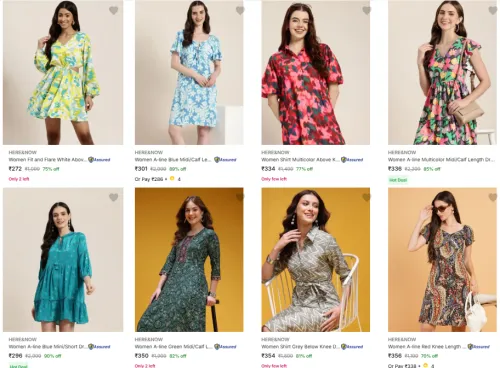 Image of Women's Dresses Upto 90% Discount