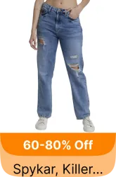 Branded Womens Jeans And Trousers at minimum 60% Discount on Flipkart GOAT Sale