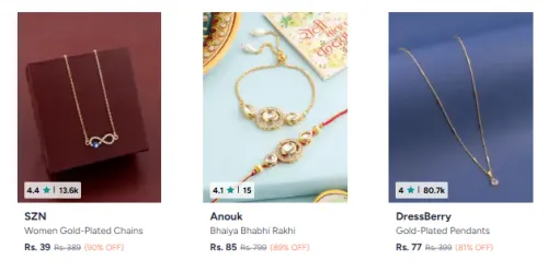 Image of Womens Jewellery Starts @ ₹39