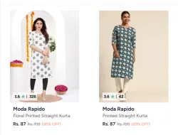 Womens Kurta From ₹87