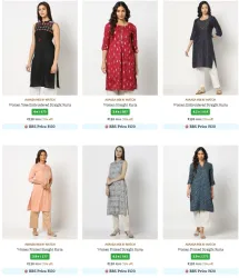 WOMENS Kurtas starting @ ₹120