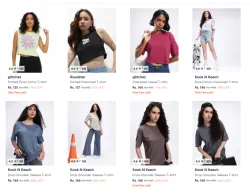 Women's Over Sized Tshirts Starting @ ₹125