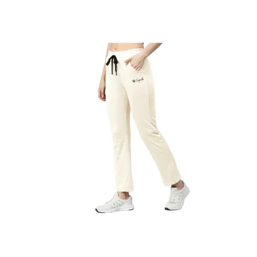 Image of Women's Premium Cotton Solid Track Pant with Elastic Waistband