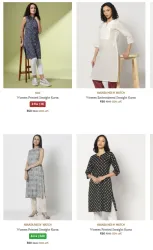 WOMENS Printed Kurtas From ₹60