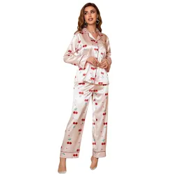 Womens Printed Night Suit