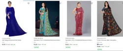 Womens Printed Sarees Starting at @ ₹178