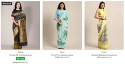 Womens Sarees @ Up to 95% Discount