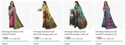 Womens Silk Sarees Starting at ₹199