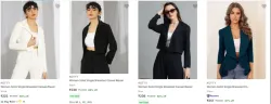 Womens single breasted blazer starting at ₹222