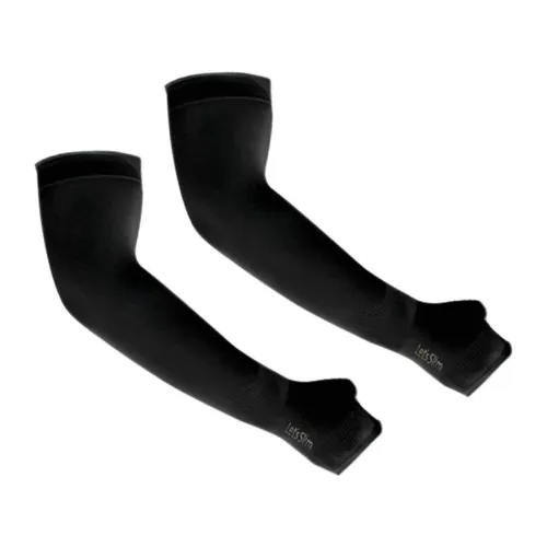 Image of Women's Sports Arm Sleeves (Black, Pack of 1 Pair)