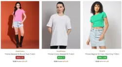 Womens T-shirts @ Start ₹100