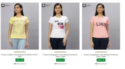 Womens T-Shirts starting at ₹80