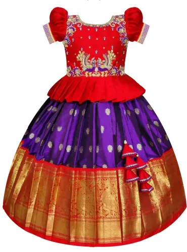 Image of Wommaniya Impex Girls Lehenga Choli 