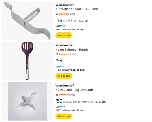 Image of Wonder chef Home & Kitchen starting From ₹39